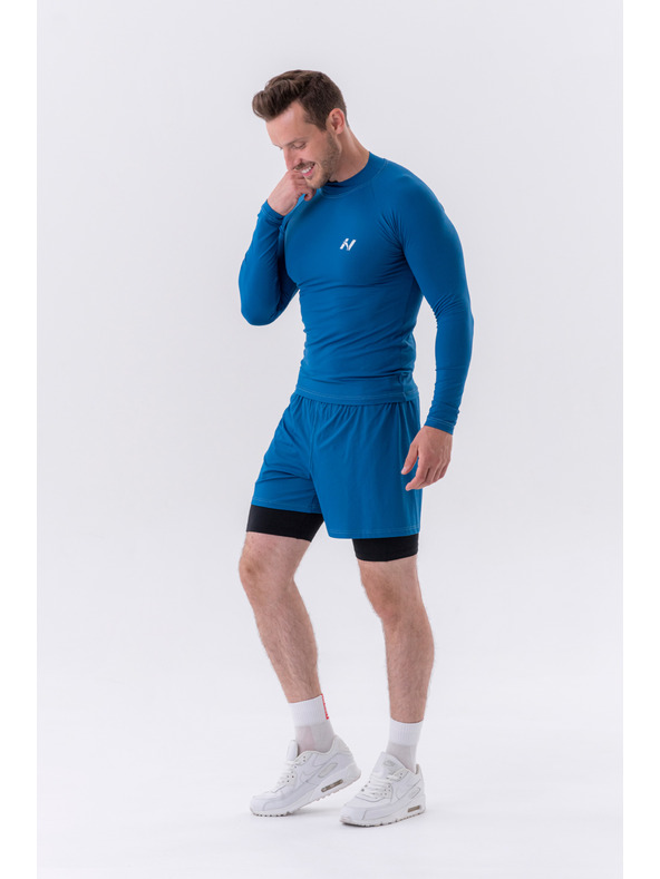 Nebbia Kétrétegű rövidnadrág mobil zsebekkel 318 M,szürke