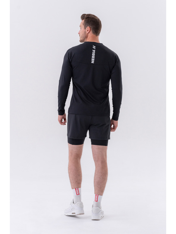 Nebbia Kétrétegű rövidnadrág mobil zsebekkel 318 M,szürke