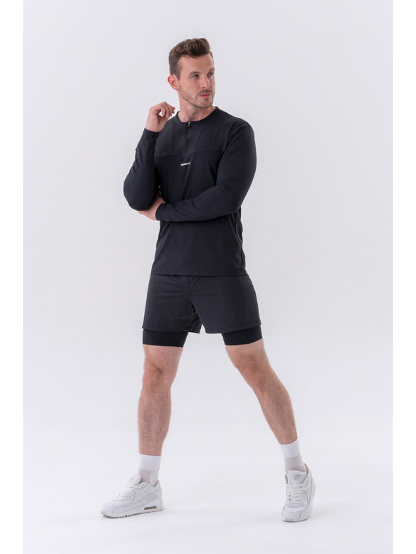 Nebbia Kétrétegű rövidnadrág mobil zsebekkel 318 M,szürke