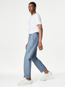 Marks & Spencer Kék férfi chino nadrág vászonnadrággal Marks & Spencer