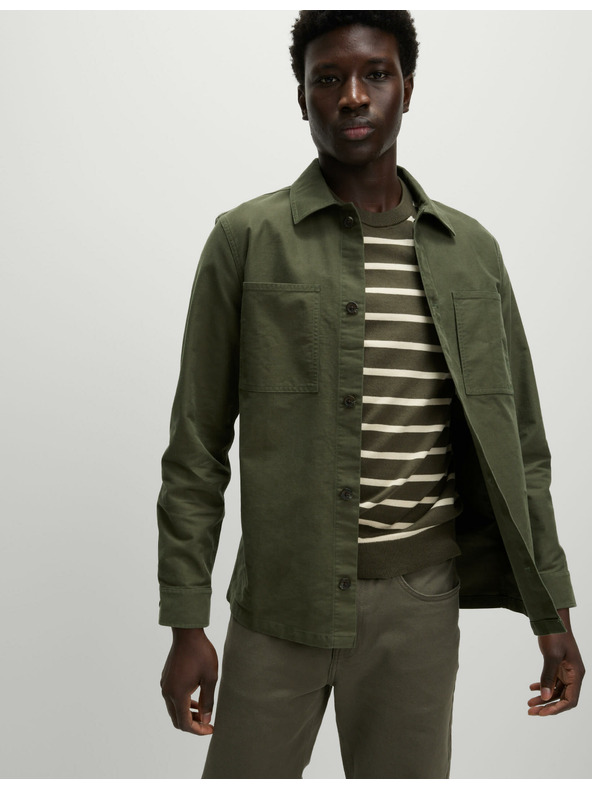 Marks & Spencer Marks & Spencer magas pamutból készült felsőing zöld