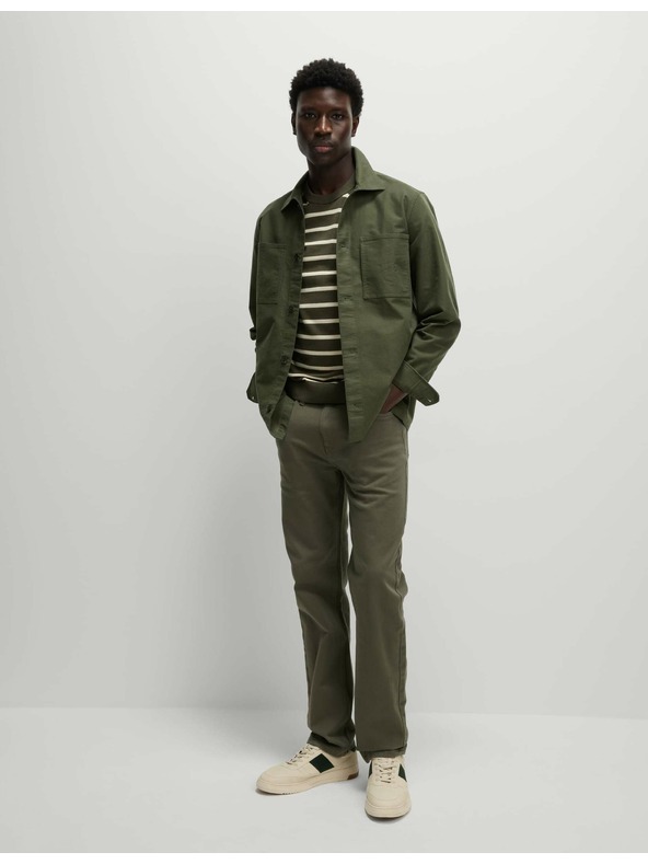 Marks & Spencer Marks & Spencer magas pamutból készült felsőing zöld