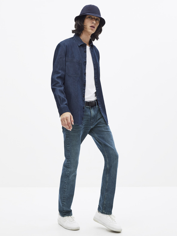 Celio Sötétkék farmering Celio Sawork