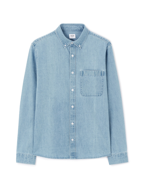 Celio Kék férfi farmering Celio Ladenim