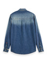 Scotch & Soda Kék férfi farmer ing Scotch & Soda munkaruha