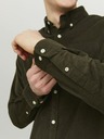 Jack & Jones Jack & Jones Khaki férfi kordbársony ing