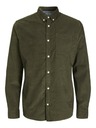 Jack & Jones Jack & Jones Khaki férfi kordbársony ing