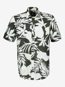 LERROS Fehér és zöld férfi virágos ing LERROS