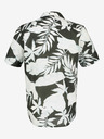 LERROS Fehér és zöld férfi virágos ing LERROS