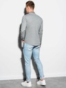Ombre Clothing Férfi hosszú ujjú ing K542 - szürke