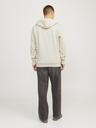 Jack & Jones Jack & Jones férfi bézs színű kapucnis pulóver