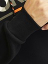 Jack & Jones Fekete Jack & Jones férfi kapucnis pulóver