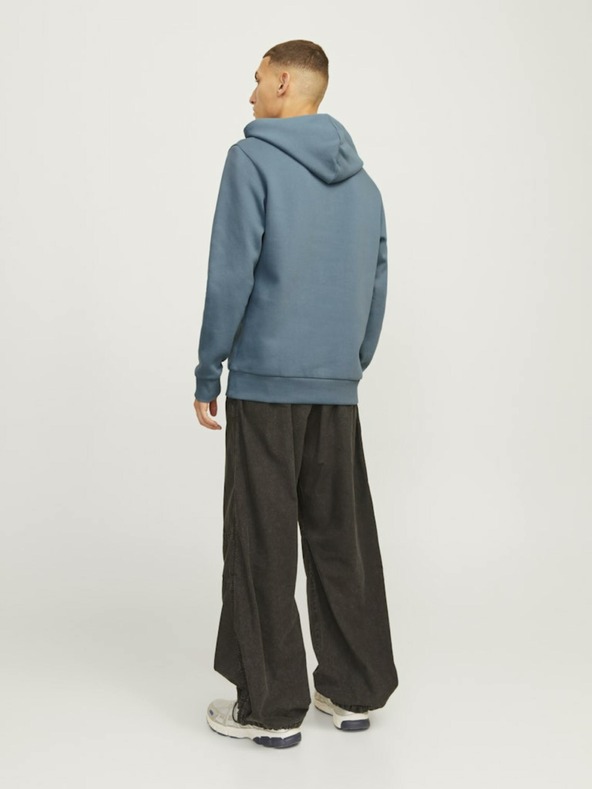 Jack & Jones Kék Jack & Jones férfi kapucnis pulóver