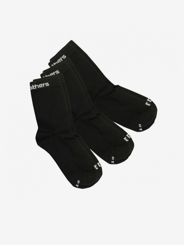 Horsefeathers 3PACK zokni Horsefeathers Fekete