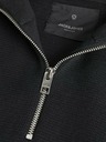 Jack & Jones Fekete Jack & Jones férfi cipzáras pulóver