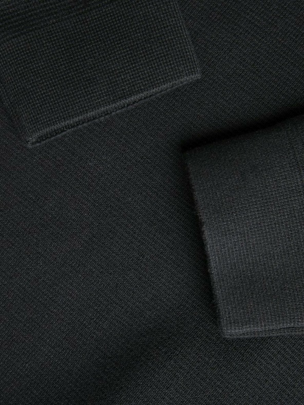 Jack & Jones Fekete Jack & Jones férfi cipzáras pulóver