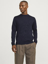 Jack & Jones Sötétkék Jack & Jones férfi pulóver