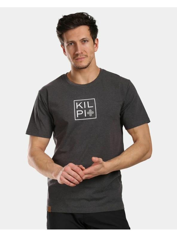 Kilpi Férfi pamut póló Kilpi VIBE-M Sötétszürke