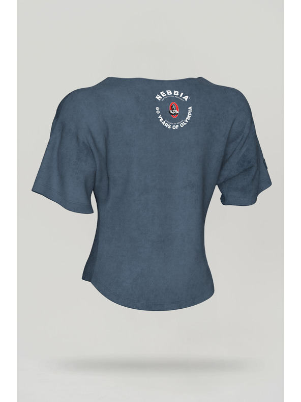 Nebbia Mosott pamut rongyfelső GOLDEN AGE 788 M,kék