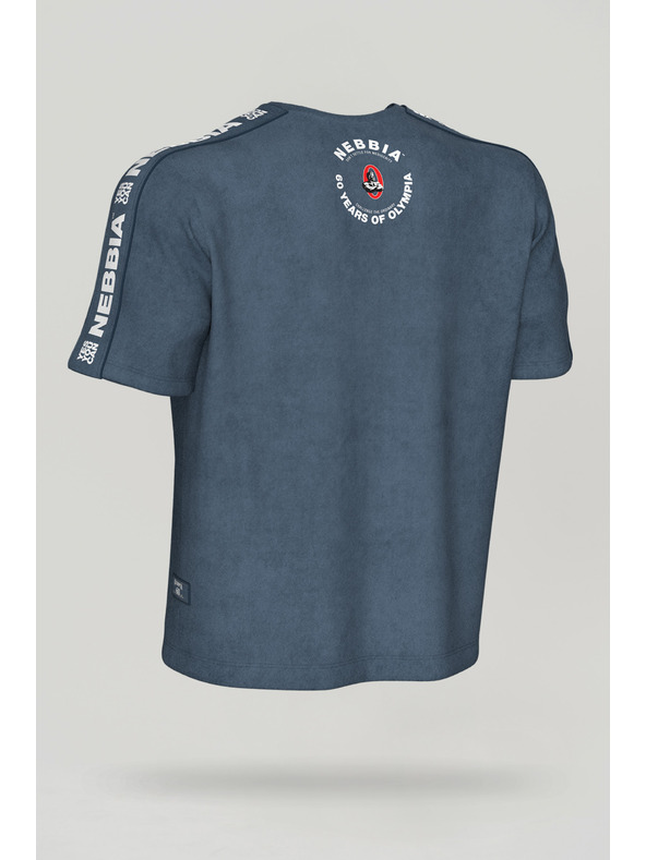 Nebbia Mosott túlméretezett póló GOLDEN AGE 790 M,kék