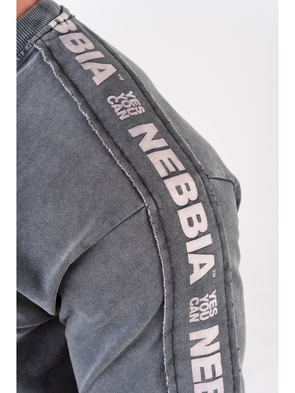 Nebbia Mosott oversized póló GOLDEN AGE 790 M,fekete