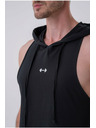 Nebbia Fitnesz top kapucnival 323 Fekete Nebbia