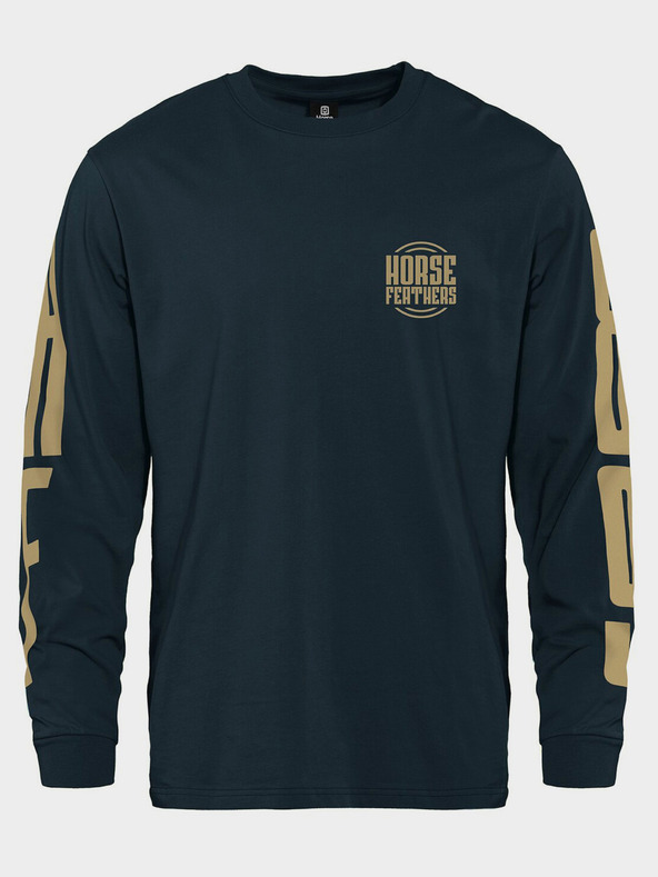 Horsefeathers Póló Tall Typo LS - tó méret L HORSEFEATHERS