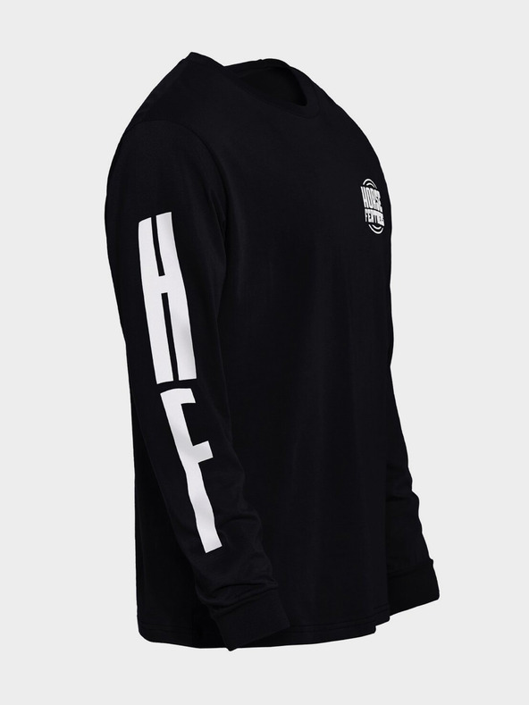 Horsefeathers Póló Tall Typo LS - fekete méret L HORSEFEATHERS