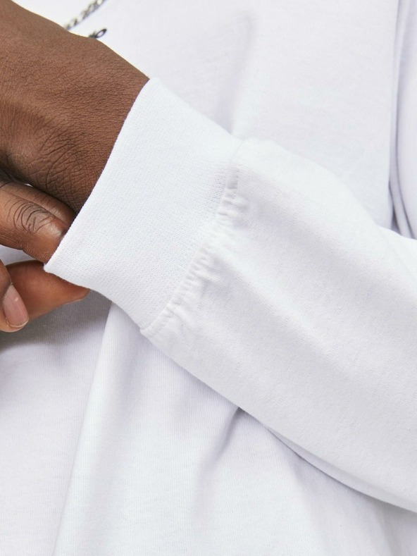 Jack & Jones Fehér Jack & Jones férfi kapucnis pulóver