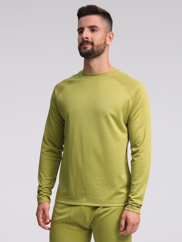 Loap Khaki színű férfi funkcionális póló LOAP Perti