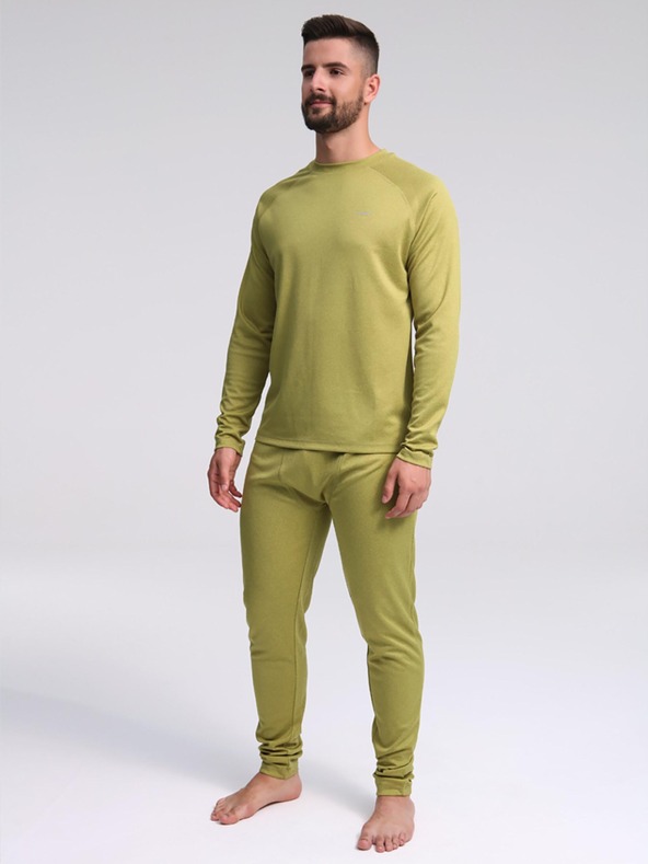 Loap Khaki színű férfi funkcionális póló LOAP Perti