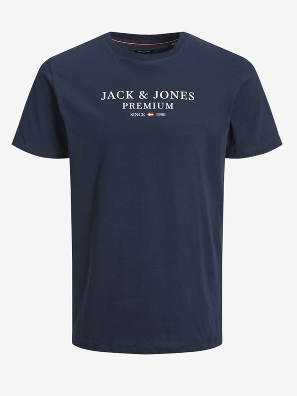 Jack & Jones Sötétkék Jack & Jones férfi kapucnis pulóver