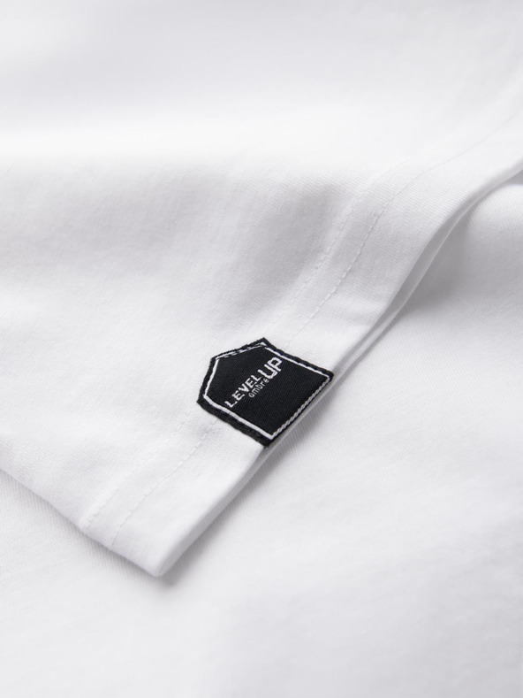 Ombre Clothing Férfi nyomtatott hosszú ujjú póló - fekete V1 OM-LSPT-0119 Ombre Ruházat