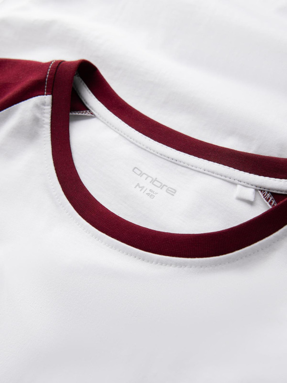 Ombre Clothing Férfi nyomtatott hosszú ujjú póló - fekete V1 OM-LSPT-0119 Ombre Ruházat