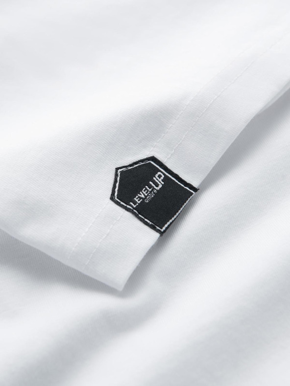 Ombre Clothing Férfi nyomtatott hosszú ujjú póló - fekete V1 OM-LSPT-0119 Ombre Ruházat