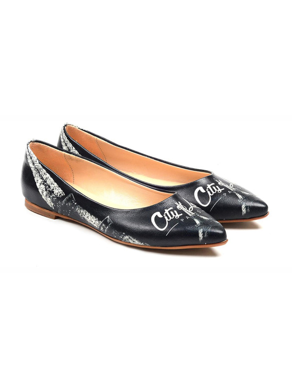 Goby Fekete Női balerinák Goby City Of Love