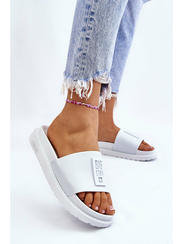 BIG STAR SHOES Női papucs Big Star fehér