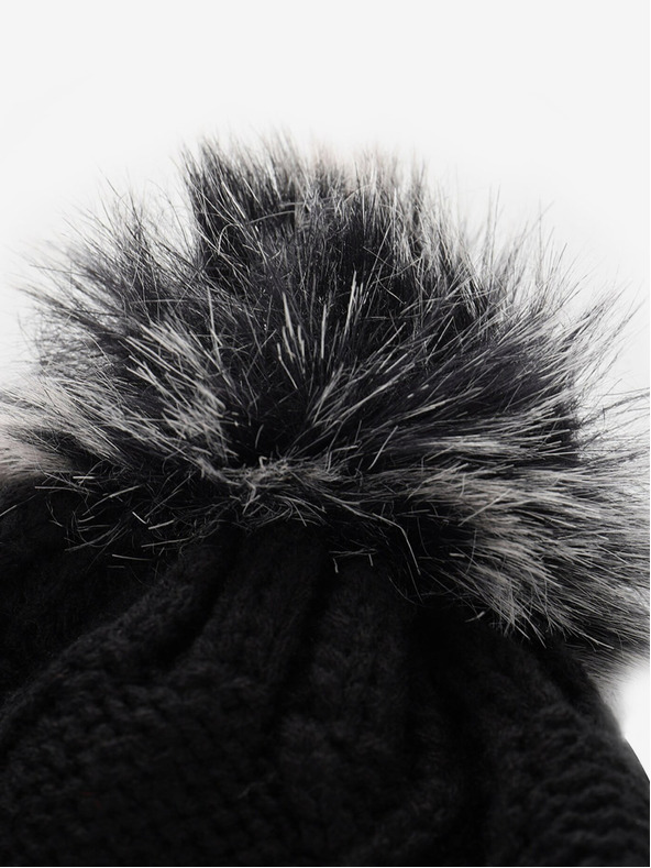 ALPINE PRO Meleg sapka pomponnal ALPINE PRO GODERE fekete