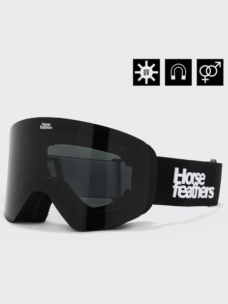 Horsefeathers Snowboard síszemüveg Colt - fekete/füst HORSEFEATHERS