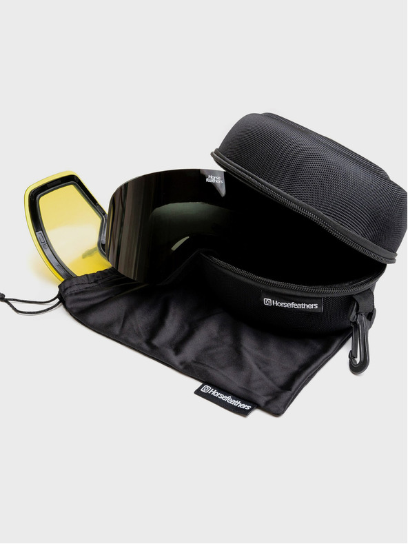 Horsefeathers Snowboard síszemüveg Colt - fekete/füst HORSEFEATHERS