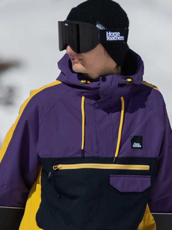 Horsefeathers Snowboard szemüveg Edmond - fekete/füst HORSEFEATHERS