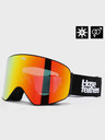 Horsefeathers Snowboard szemüveg Edmond - fekete/tükörvörös HORSEFEATHERS