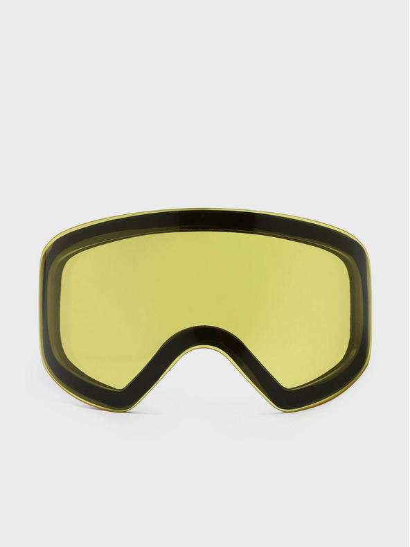 Horsefeathers Snowboard szemüveg Edmond - fehér/tükrös rózsaszín HORSEFEATHERS