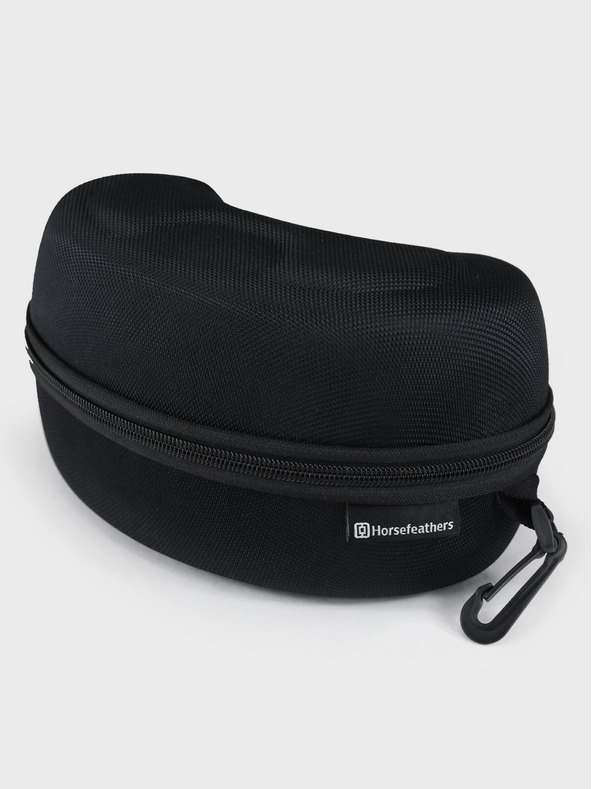 Horsefeathers Snowboard szemüveg Edmond - fekete/tükör zöld HORSEFEATHERS