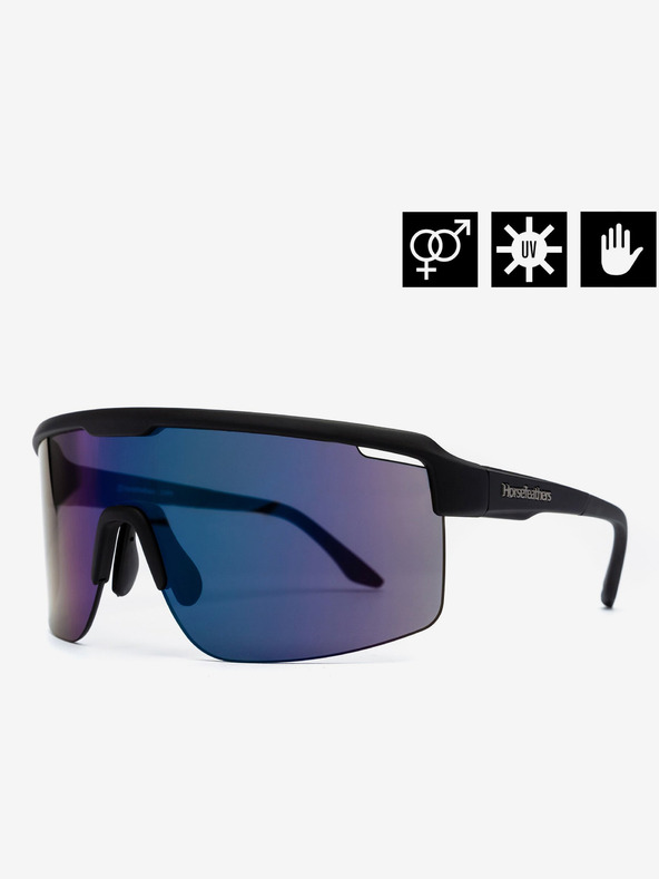 Horsefeathers Scorpio kerékpáros szemüveg - matt fekete/tükörzöld HORSEFEATHERS