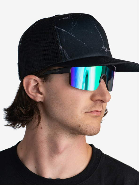 Horsefeathers Scorpio kerékpáros szemüveg - matt fekete/tükörzöld HORSEFEATHERS