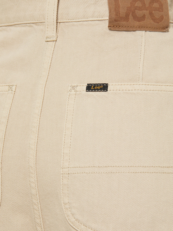 Lee Lee Bézs női széles szárú farmer