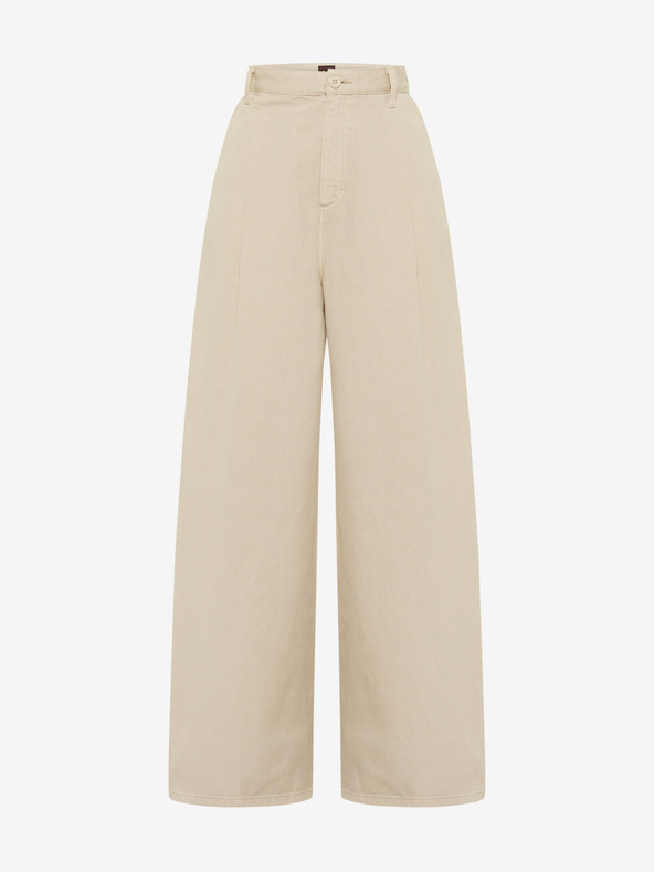 Lee Lee Bézs női széles szárú farmer