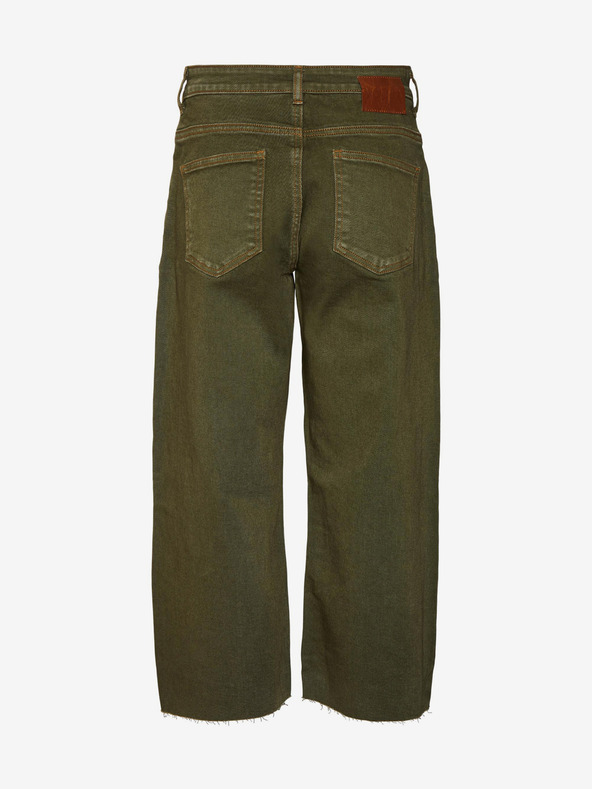 Noisy May Sötétzöld női széles szárú farmer Noisy May Amanda