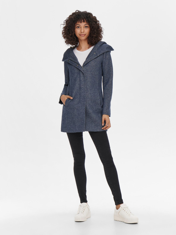 ONLY Sötétkék női könnyű mosott kabát ONLY Sedona